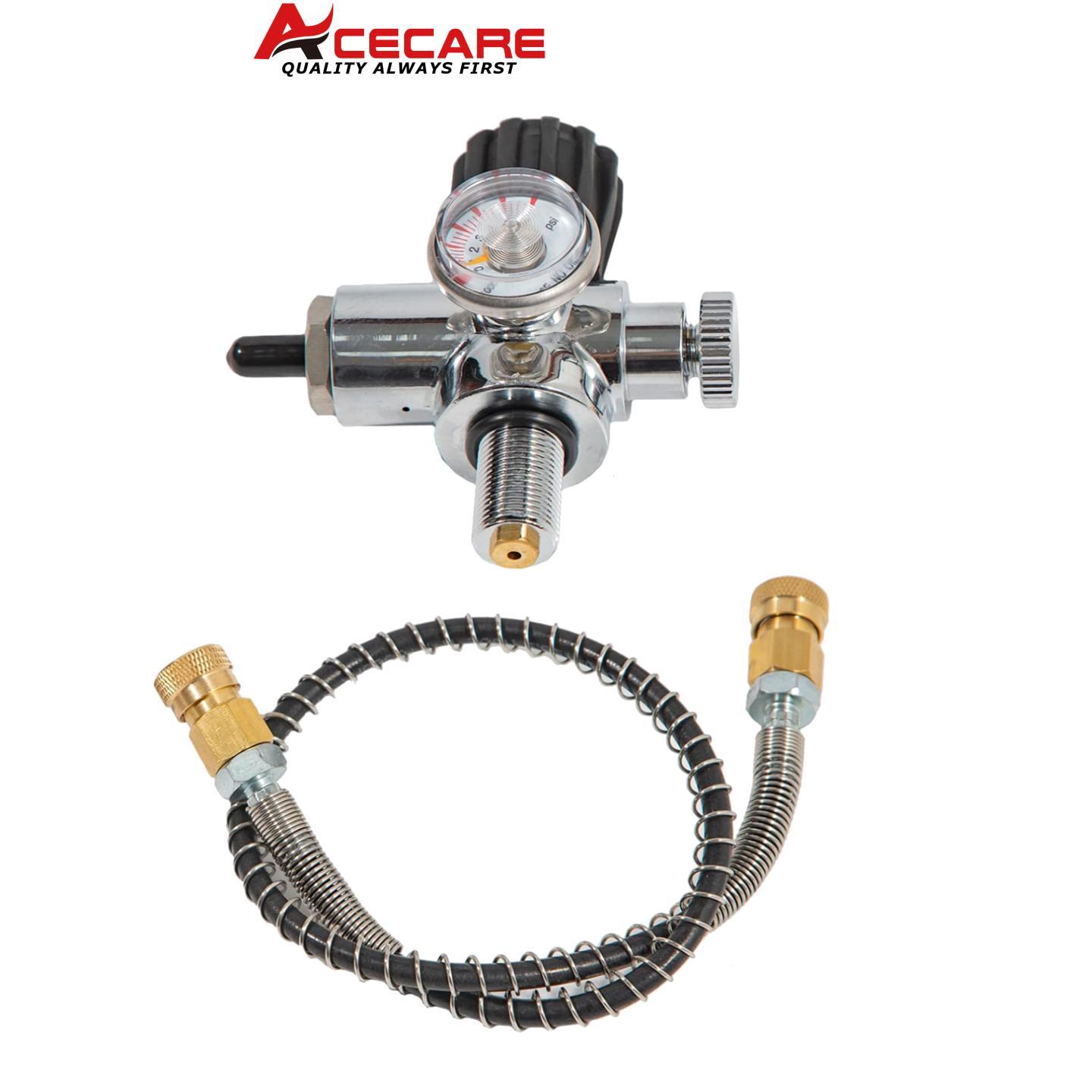 ACECARE 300Bar 4500PSI 30Mpa stazione di riempimento valvola ad alta pressione valvola in acciaio inox HPA serbatoio CO2 sistema di ricarica DIN