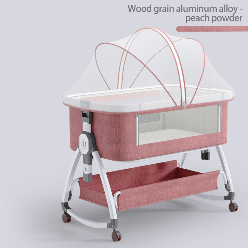 Custom High Quality Easy Folding Baby Travel Bed Set Modern Design Includes Baby Mobile Cribs for Sleep Made of Durable Aluminum