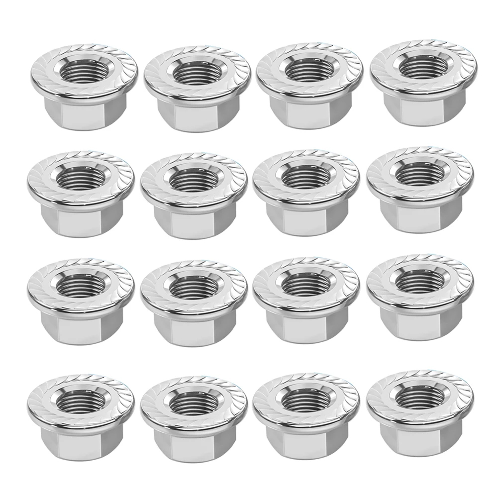 M10x1.25 Wheel Lock Lug Nut Kit Set For Yamaha Raptor 700 Grizzly Warrior 350 Banshee YFZ450 For Polaris ATV Accessories 16pcs