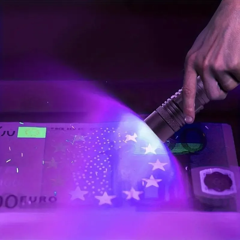 Lanterna uv led ultravioleta tocha com zoom mini luzes ultra violetas 395/365nm lâmpada de inspeção ferramentas detectoras de manchas de urina para animais de estimação