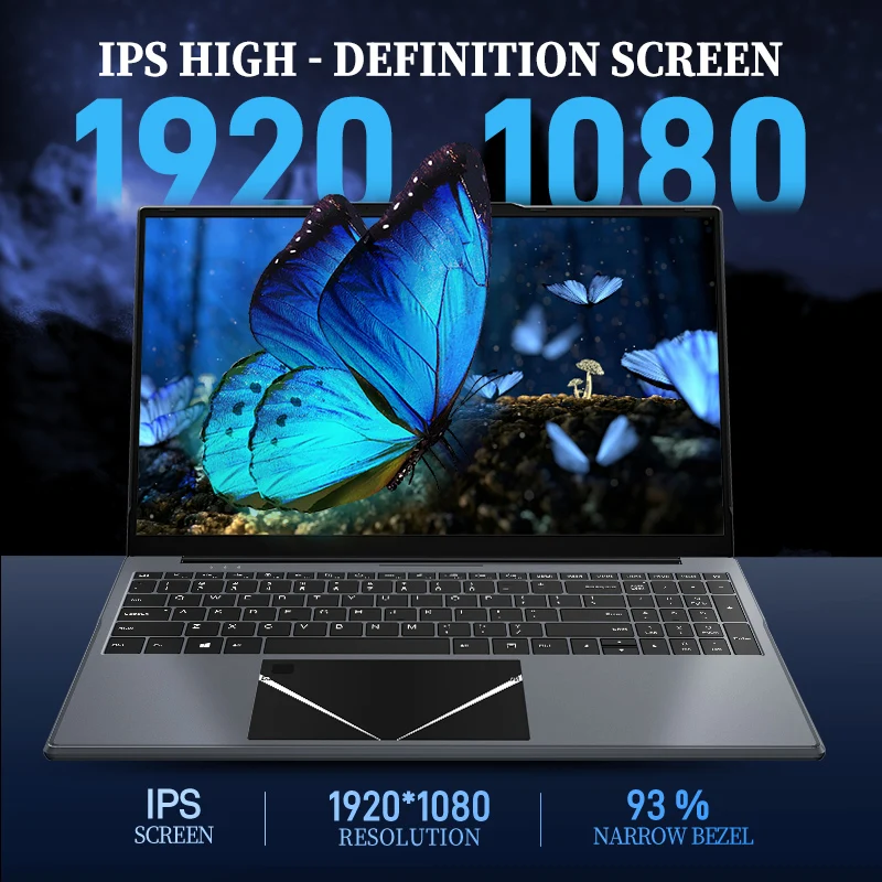ORANGO Laptop 15.6 inch Intel N5095 Windows 10 DDR4 16GB RAM Notebook Computer Gamer 1920*1080 USB *2 Portable Office Gaming PC