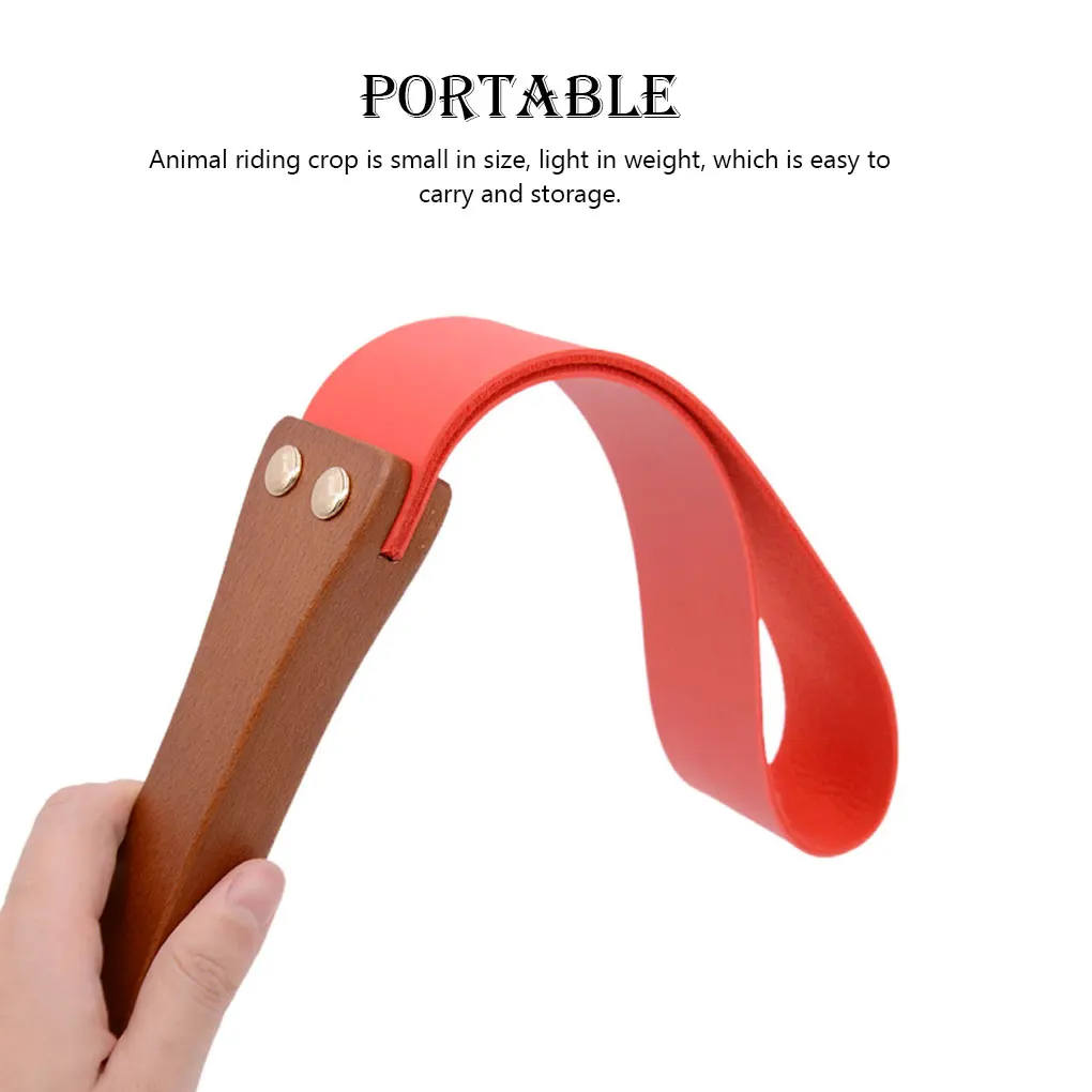 25cm Echt leder Pferde peitsche hand gefertigter Walnussholz griff, Pferde training Ernte Reit fledermaus unterwürfig für Pferd