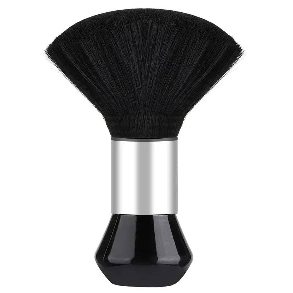 Spazzola per taglio capelli nera per parrucchiere, spazzola per pulizia dei capelli, spolverino, per barbiere, strumenti per spazzole per taglio capelli, accessori per barbiere