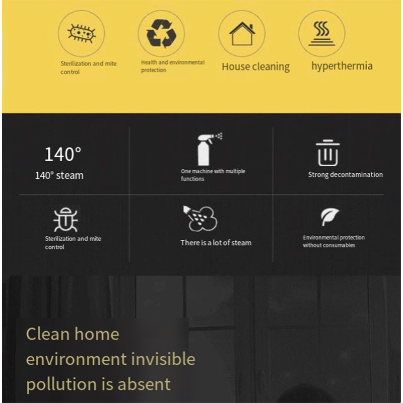 2025 Commercial Household Cleaning Machine Handheld High Temperature Steam Cleaning Machine Multifunctional Cleaner Oil Cleaning