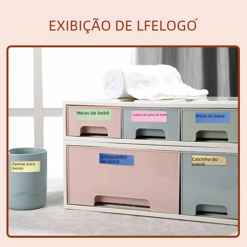 Niimbot d110 d11 d101 mini impressora de etiquetas térmicas papel impermeável anti-óleo impressão etiqueta sem cola resistente a riscos fita adesiva