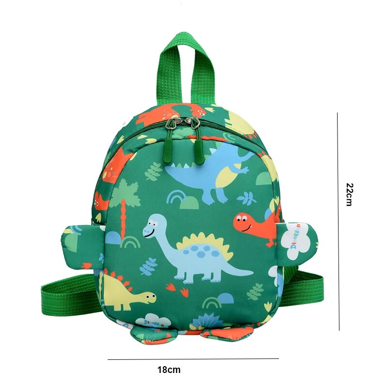 귀여운 만화 공룡 아기 배낭 유치원 Schoolbag 어린이 소년 소녀 학교 가방 조정 가능한 동물 아이 배낭