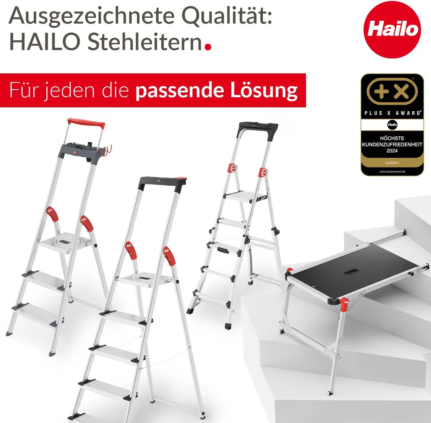 Treppen plattform mit rutsch fester Siebdruck platte, Tragegriff, eingebauter Wasserwaage, Sohlen füße mit weichem Griff, maximale Belastung 150 kg, a