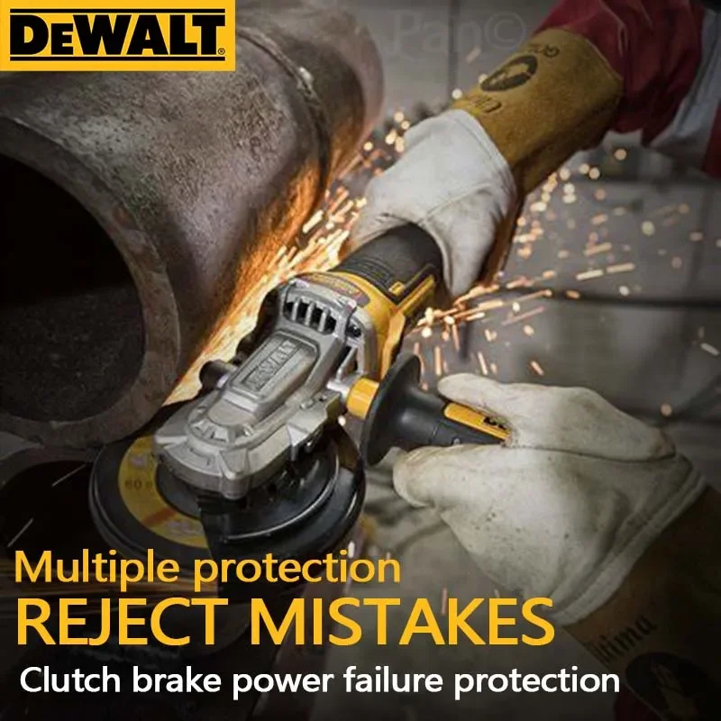 DeWalt Angle Grinder Brushless Handheld Grinding Machine Polishing Machine Wireless Lithium Battery Cutting Machine Dcg405