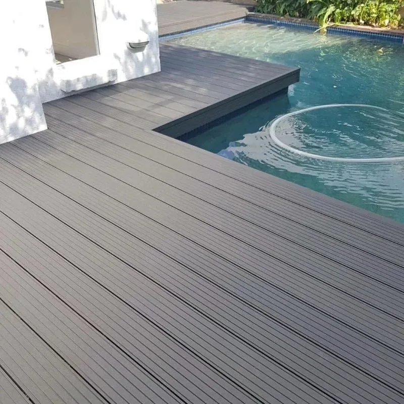 Outdoor Engineered Flooring Wpc Engineered Flooring Swimming Pool Solid Wpc Decking Flooring