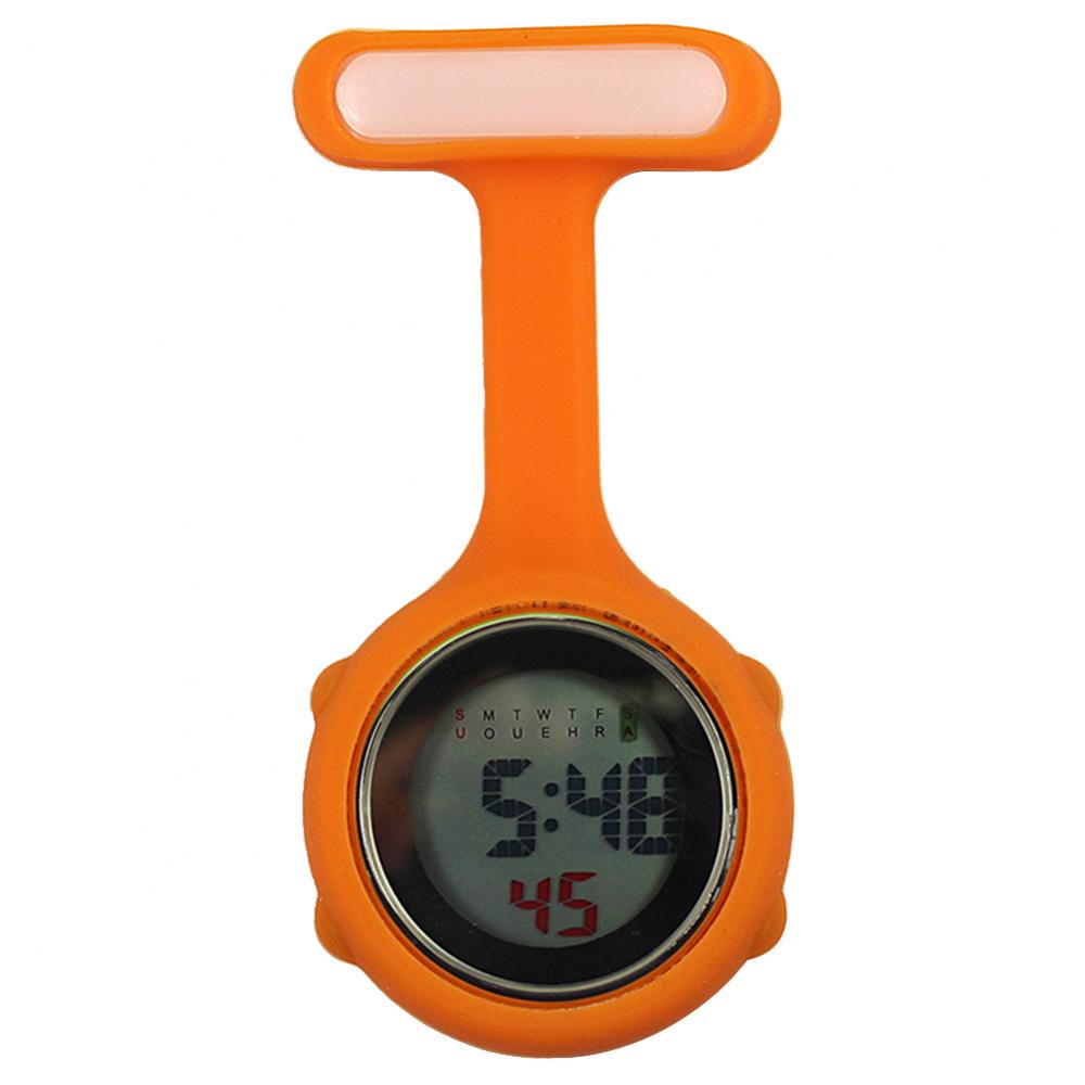 Digital Dial Clip-On Fob Nurse Brooch Pin Hang Pocket Electric Watch Hospital Medical Nurse Doctor Hang Clip Watches Women Watch