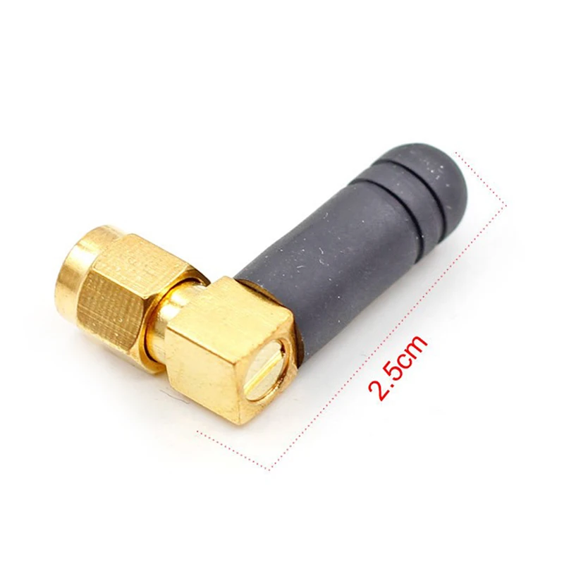 2PCS Mini Gomma 3dBi 2.4ghz WIFI Antenna SMA Maschio Router Antenne Bluetooth