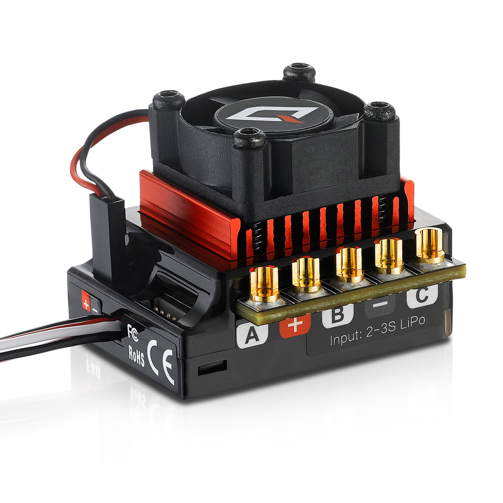 Hobbywing 10BL G2 120A ESC mit 540 ICON V2 SPEC 13,5T 17,5T 21,5T Motor 2-3S Lipo Sensored Bürstenlose Combo für 1/10 Drift RC Auto
