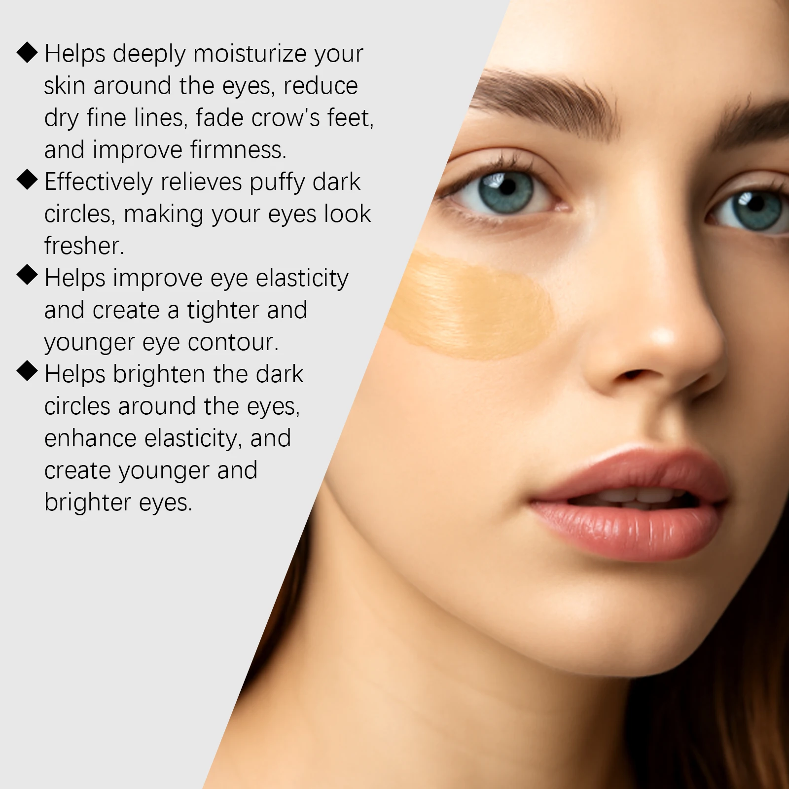 Instant Firm Eye Tightener Cream Lightens Fine Lines Dark Circles Reduces Puffiness Eye Cream Lifting Nourishing Eye Care Cream
