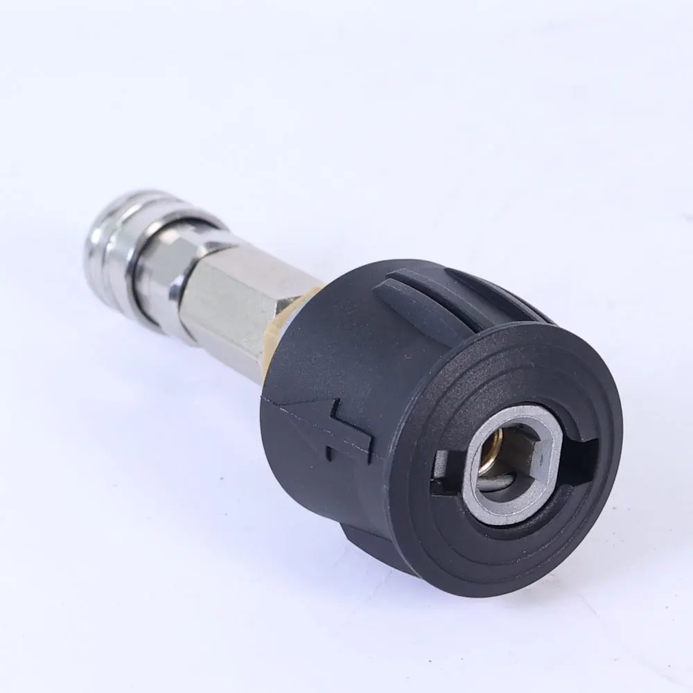Pressure Washer Hose Adapter 1/4 Quick Connect With Valve to Control Water Flow for Karcher Lavor Nilfisk Parkside Bosch AR Hose
