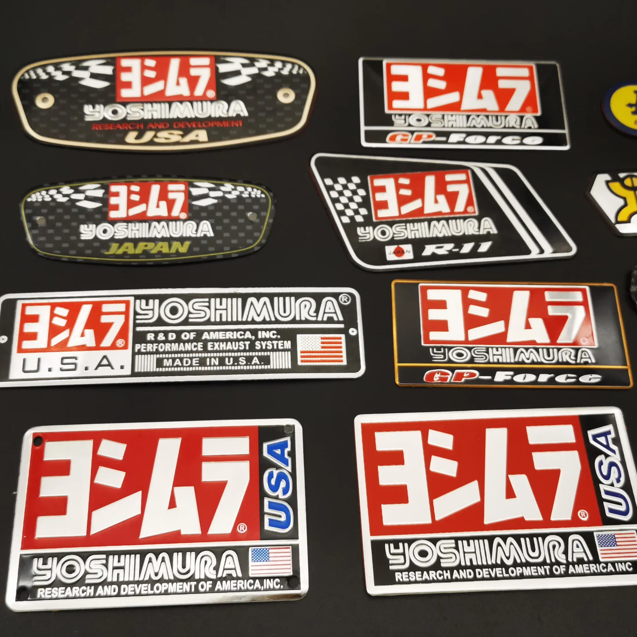Motocicleta Aluminium Exhaust Pipes, Pipe Decal Adesivo, Escorpião para Yoshimura, Personalidade Legal, Nova Chegada, 2Pcs por Lote