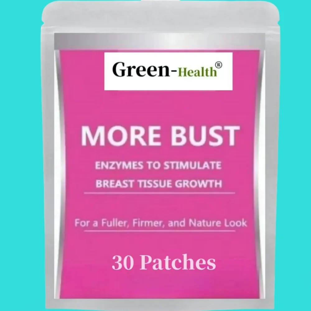 30 Patches Breast Enlargement Estrogen Enzyme Patches for Bigger Boobs - Big Bust Enhancement Tablets