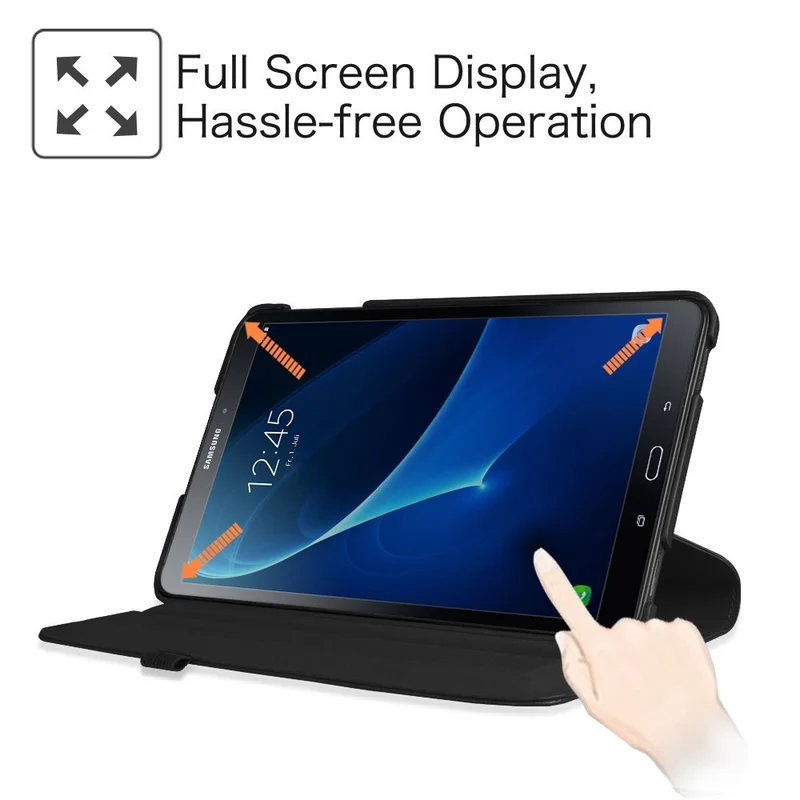 Ốp Lưng Dành Cho Samsung Galaxy Tab A 10.1 360 Xoay Đứng Dành Cho Galaxy Tab A6 10.1Inch 2016 SM-T580 t585 T587 Máy Tính Bảng Bao