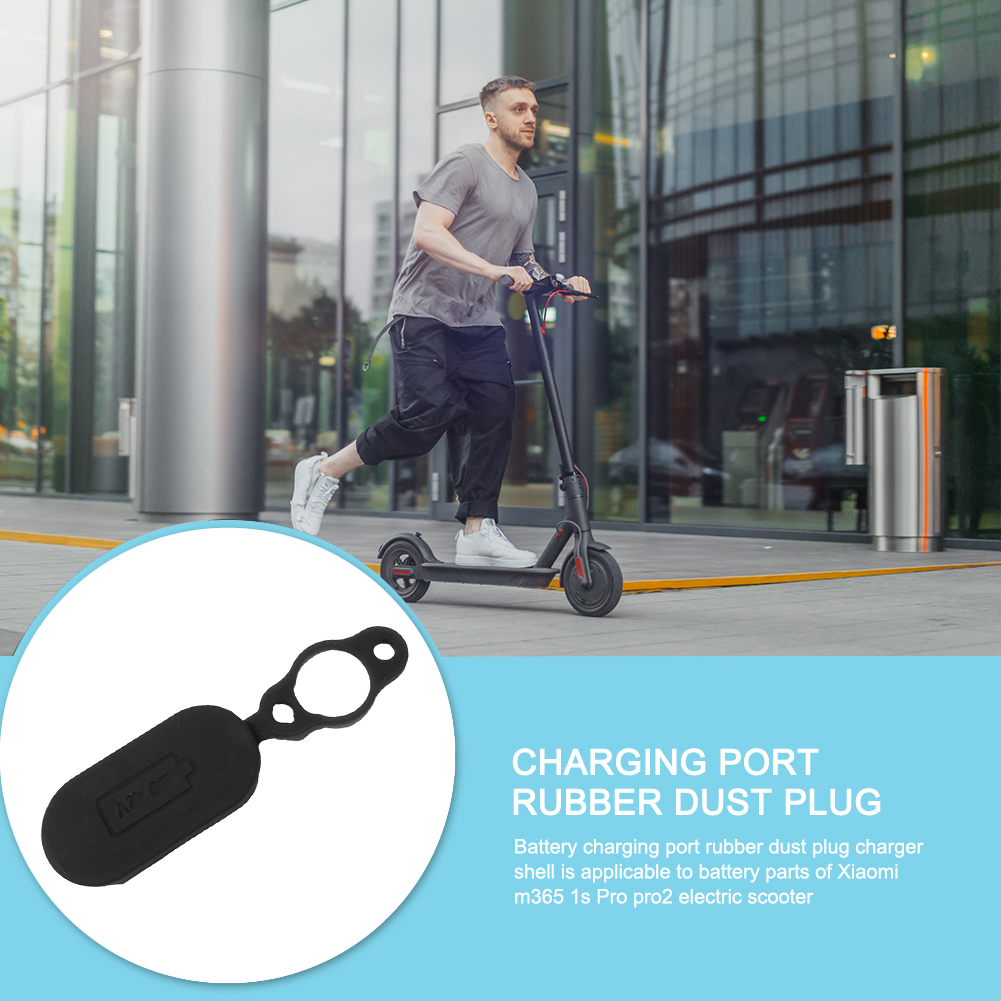 Xiaomi M365 1s pro 2電動スクーター用充電ポート,ダストカバー,防水充電器カバー