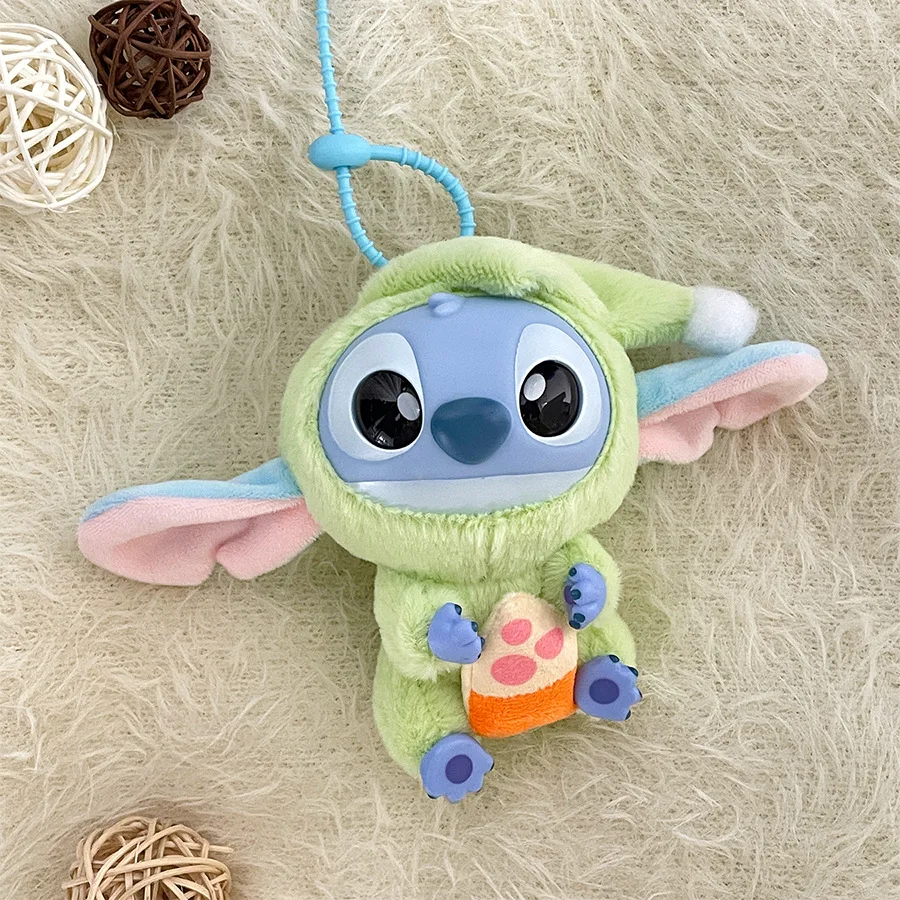 Kawaii аксессуары Stitch плюшевая игрушка Lilo & Stitch брелок для ключей кукла ешь сом перед сном серия рюкзак кулон девушка