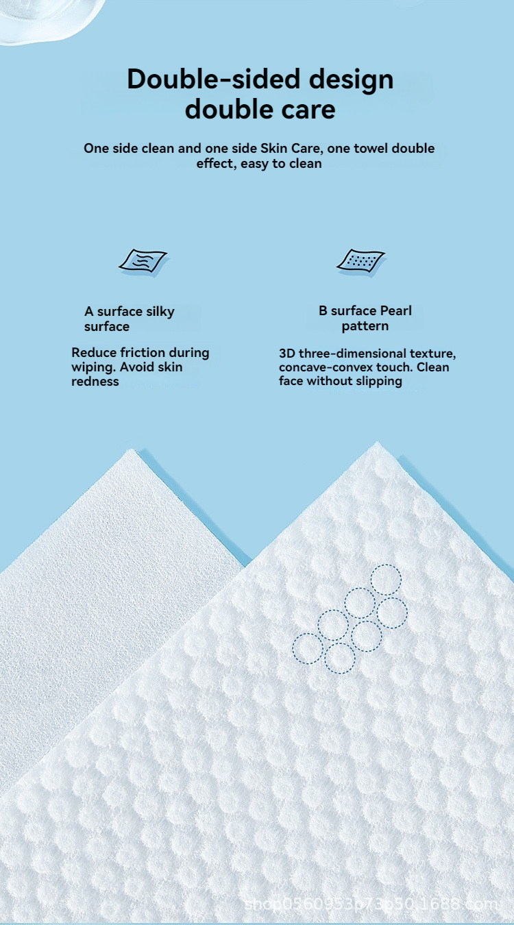 Verdickte Einweg-Gesichtshandtücher – Sanfte und saugfähige Make-up-Entfernungstücher aus Baumwolle