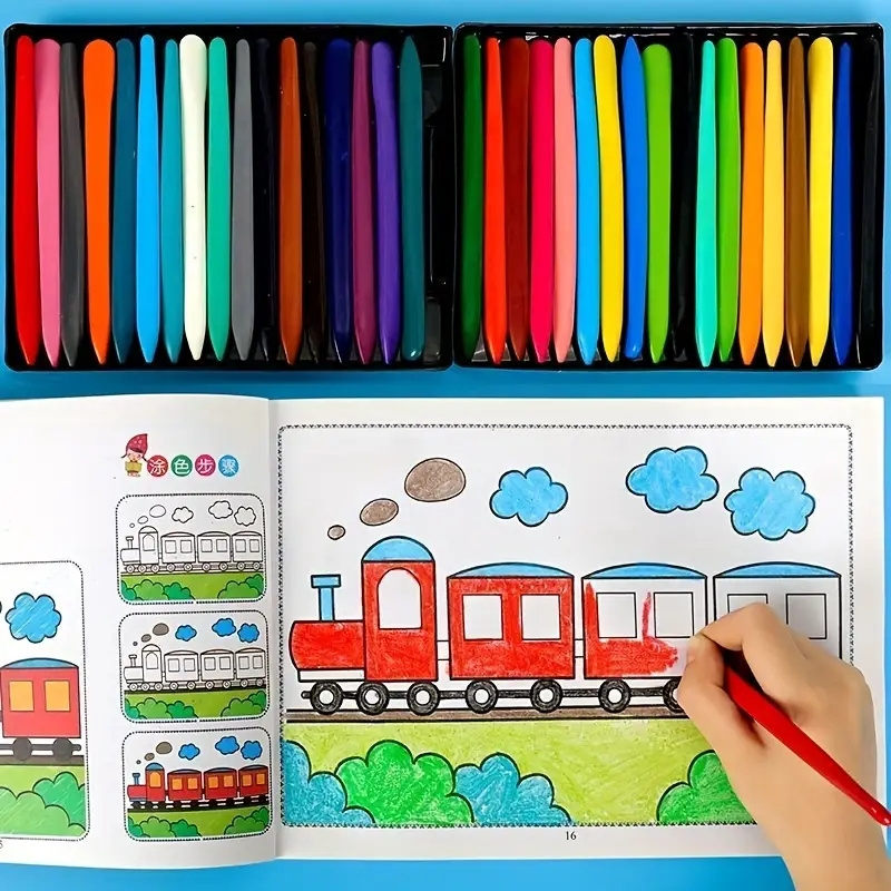 Progressive Step-by-Step Painting Coloring Book Creative Art Learning Activity with Easy to Hard Levels Quality Paper Book Gift