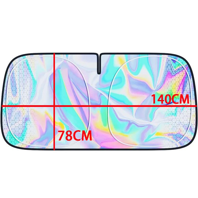 折りたたみ車のフロントガラスサンシェードカバーバイザープロテクターインテリア抗 UV 太陽フロントガラスパラソル自動車アクセサリー