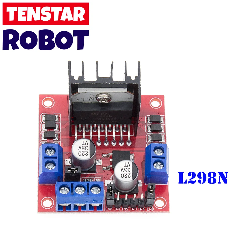 L298N Treiberplatine Modul L298N Schrittmotor Smart Car Roboter Steckbrett Peltier High Power L298 DC Motor Treiber für Arduino