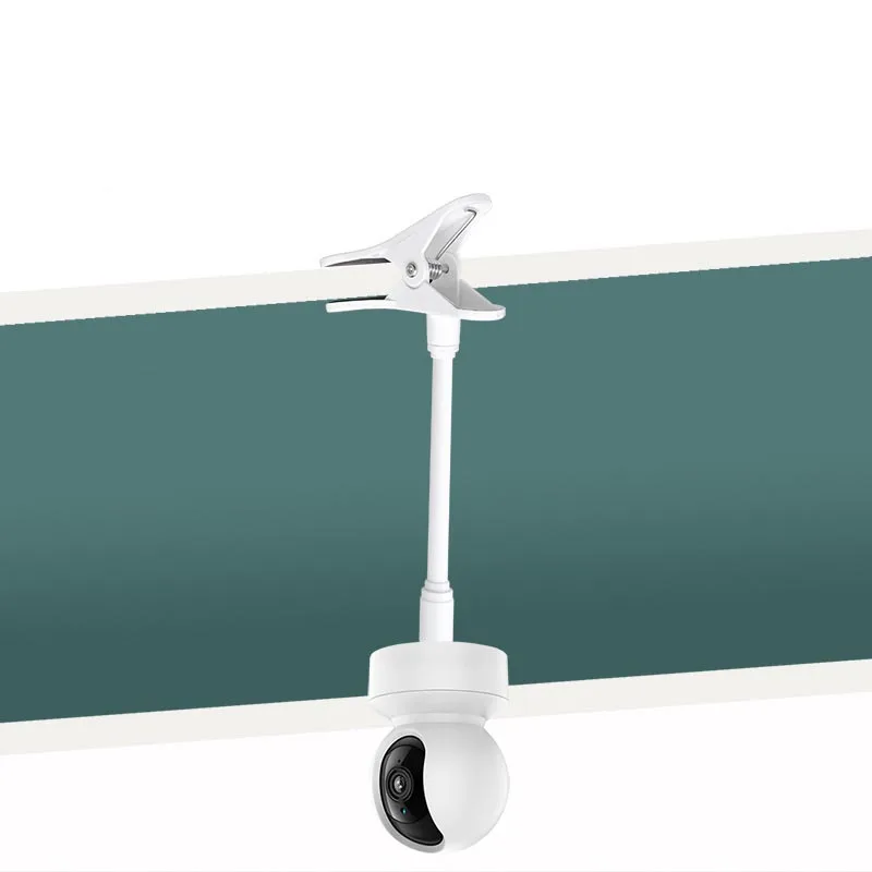 Protable flexível câmera braçadeira montagem monitor do bebê suporte da câmera webcam monitor punch-livre base de suporte dobrável com clipe
