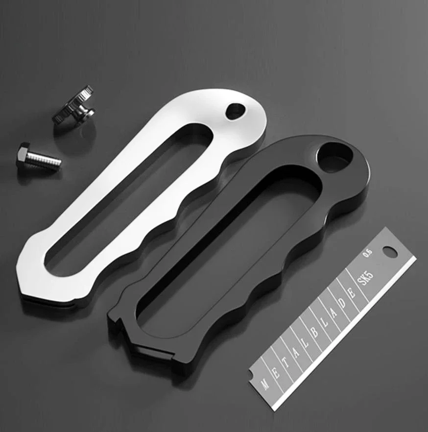 Stainless Steel Industrial Utility Knife Replaceable High Carbon Steel Blade Paper Cutter Office Art Student Supplies