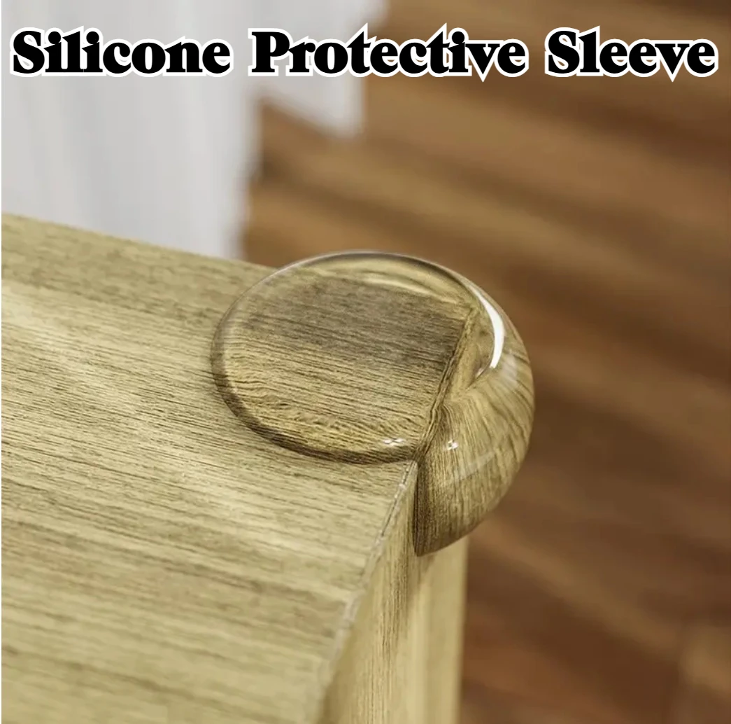 12 pièces enfant bébé sécurité Silicone protecteur Table doux Transparent enfants Anti Collision Table coin bord Protection couverture