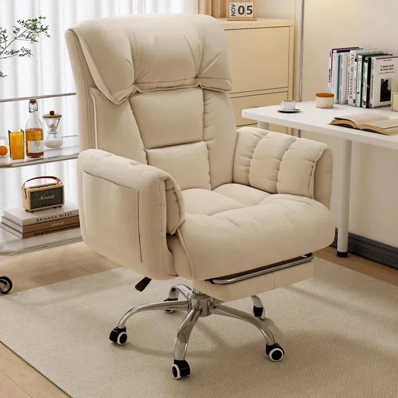 ผ่อนคลายเก้าอี้โต๊ะล้อเก้าอี้สํานักงานคอมพิวเตอร์หมุนสบาย Gamer หมุน Lazy Chaise De Bureaux หรูหราเฟอร์นิเจอร์