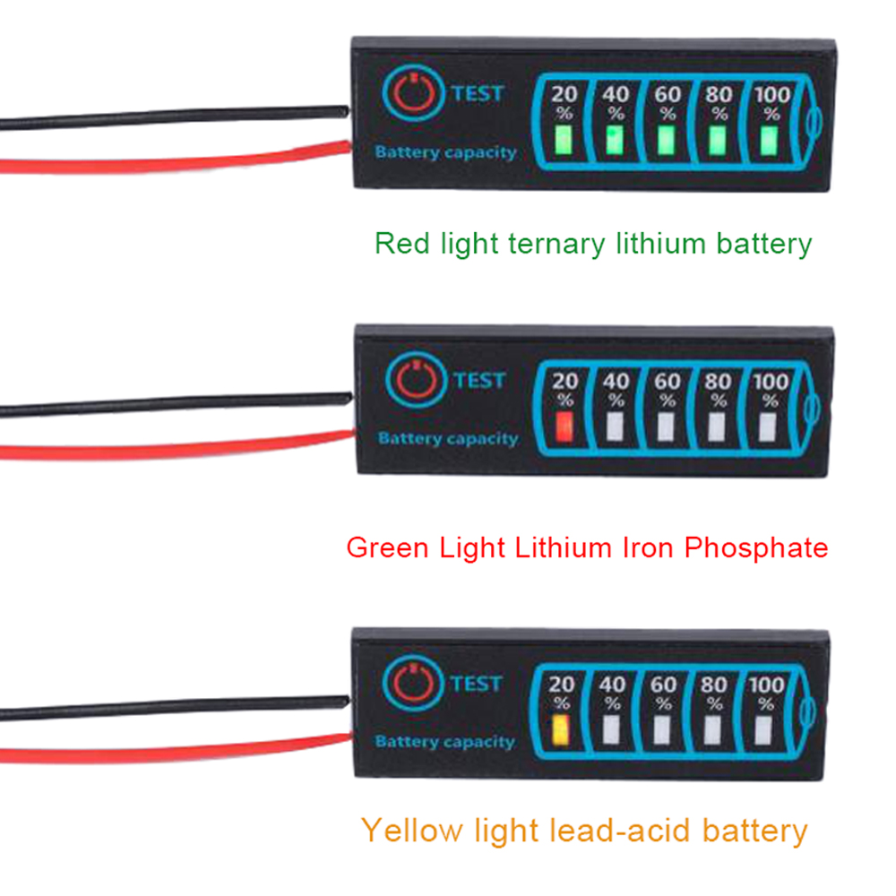 2S-8S 18650 Li-ion Lipo litio 5-30V indicador de nivel de batería de plomo ácido probador pantalla LCD módulo medidor de capacidad medidor de voltaje