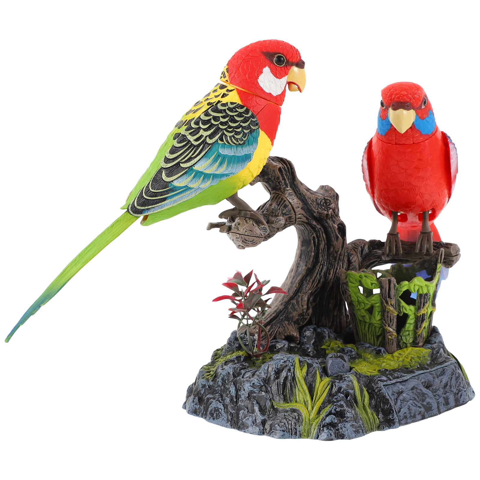 Puzzle Toys Chirping Bird Parrot Voice Control Electric Recording Talking Brain