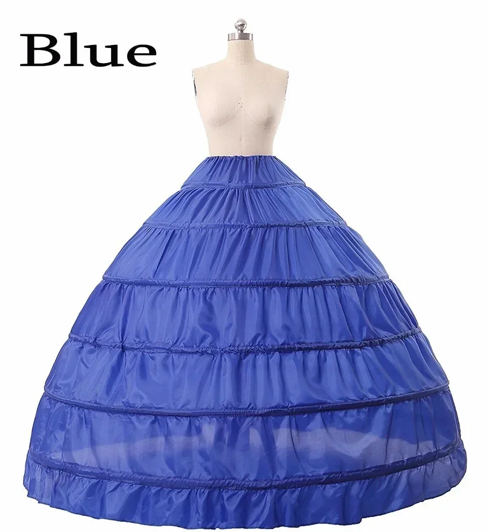 Vestido de baile colorido anágua mulher arco-íris sob a saia usar vestido branco crinoline roxo vermelho azul anágua