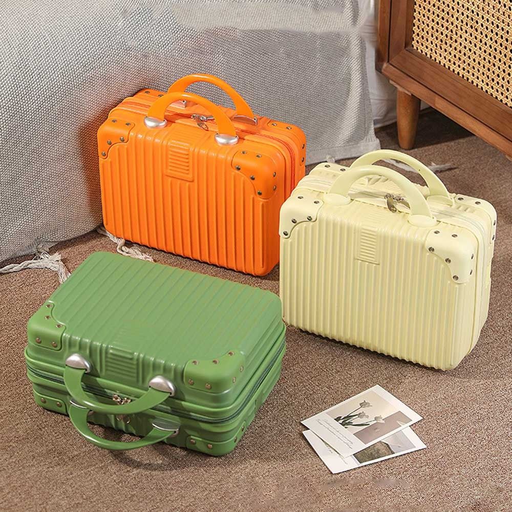 14 Zoll Mini Reisekoffer Kosmetik box Handgepäck Veranstalter Make-up Fall kleine Passwort Box Boarding Fall