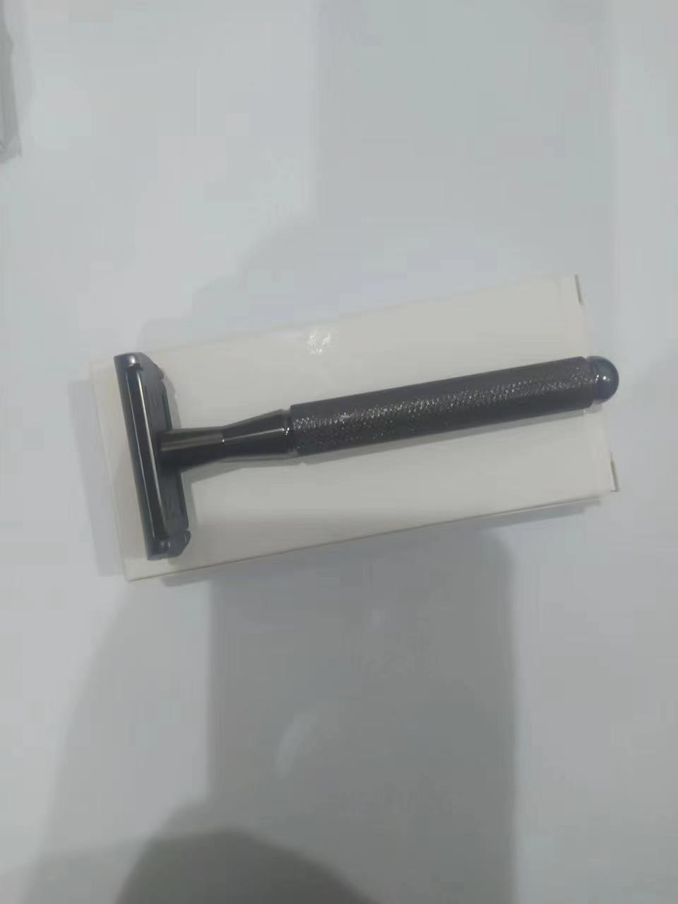 Old Style Shaver, Manual Shaver, Retro Beard Blade, Stainless Steel Double-sided Blade, Shaving Razor oneblade