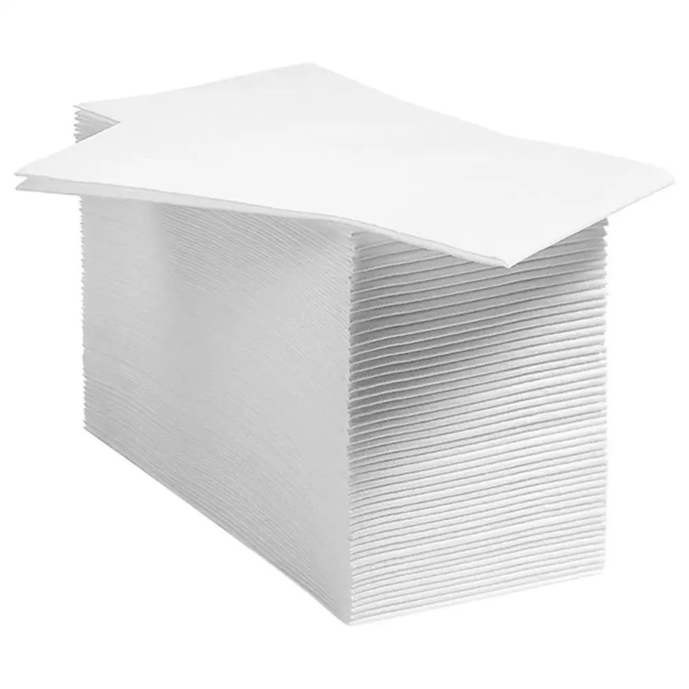 Servilletas de papel gruesas para banquete, cóctel, boda, toallas desechables, estampado dorado, almuerzo para invitados, mesa, 100 Uds.