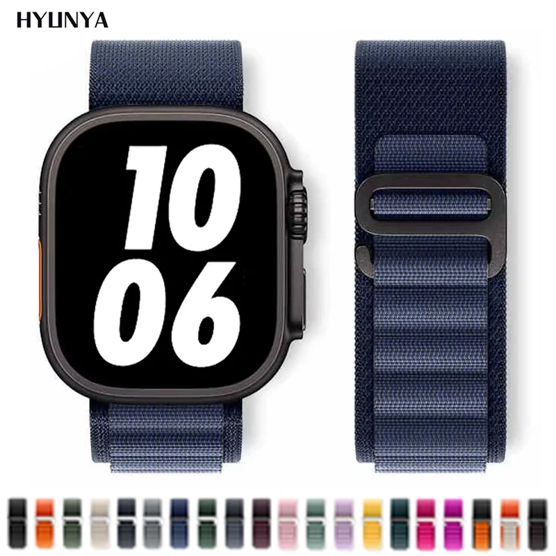 Alpine Strap for Apple Watch Band Series 10 9 8 7 SE Ultra 2 41mm 42mm 45mm 46mm 49mm 40mm 44mm IWatch Correa Watchband Bracelet
