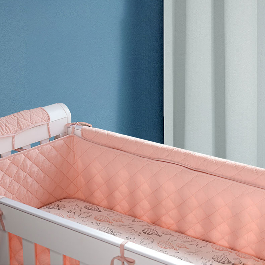Clôture de berceau de bébé 190x30CM, garde-corps de Protection de lit en coton, pare-chocs épais, une pièce autour du protecteur, décor de literie pour chambre de nouveau-né