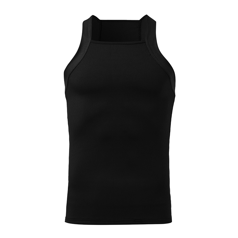 Nuevas camisetas sin mangas deportivas de moda para hombre, camiseta sin mangas con cuello redondo de Color sólido, ropa de calle ajustada para gimnasio, chalecos informales, ropa de fiesta S-5XL