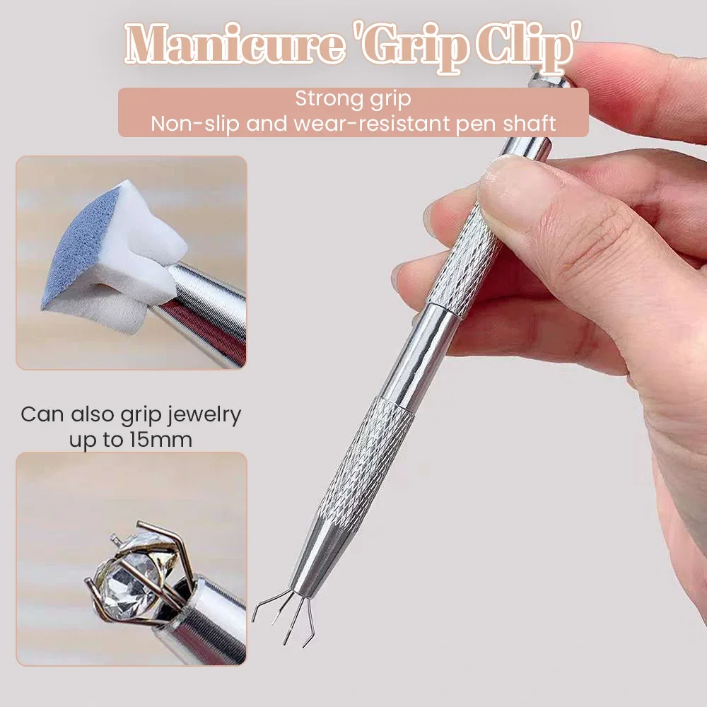 50PCSฟองน้ําGradient Nail Art Stamperเครื่องมือเจลสีGradientแปรงGlitter Powder Dottingปากกาสําหรับอุปกรณ์แต่งเล็บ