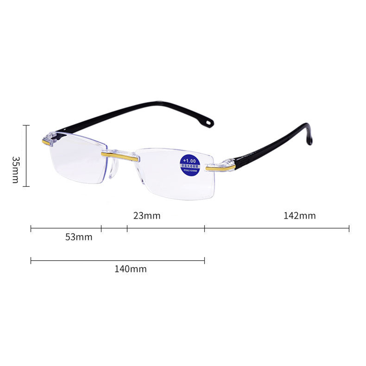 Spek Spec-Anti luz azul bloqueando óculos, óculos transparentes Frame, plástico, computador Gaming óculos, cermin Mat