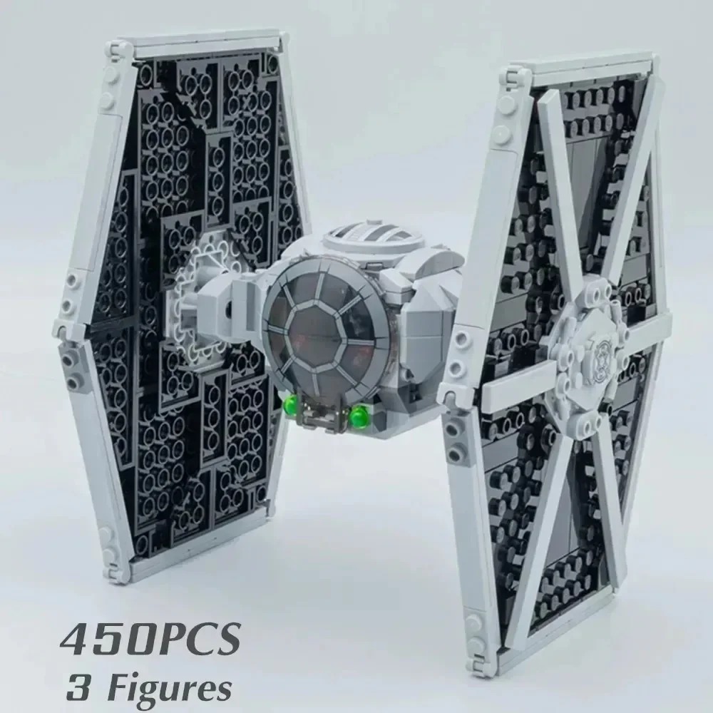 Heiß Auf Lager Imperial Tie Fighter Bausteine Modell Kit -75300 Space Wars Themed Spielzeug Set für Kinder Jungen Geschenk