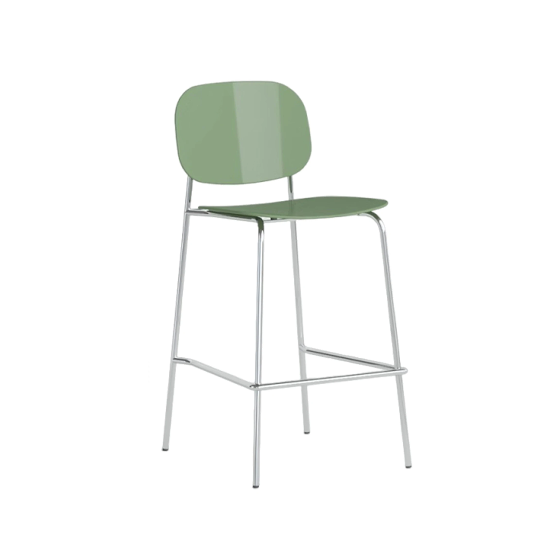 Simple Modern High Counter Height Bar Chairs Plastic Height Bar Chairs Stools for Kitchen Restaurant Table Bar Stools