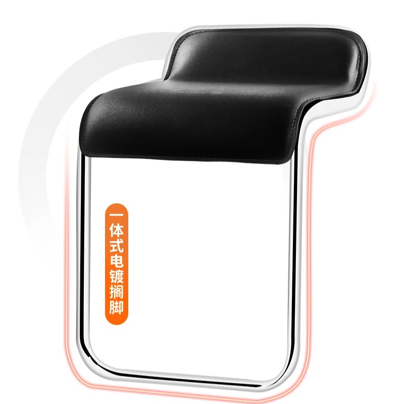 Chaise de Bar de cantine, tabouret de luxe en acier inoxydable, moderne et Simple, levage nordique, meubles esthétiques rotatifs à haute luminosité