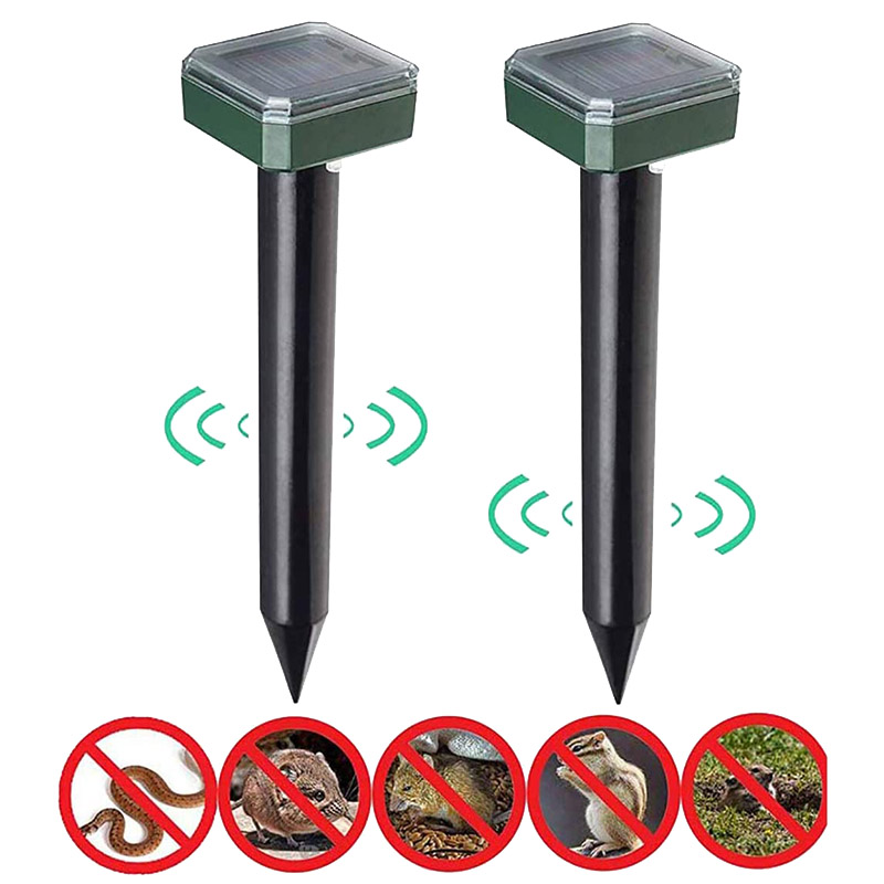 1/2 pz Solar Talpa Repellente IP56 Ad Ultrasuoni Solar Talpa Repeller Talpa Repeller Parassiti Talpa All'aperto Prato Fattoria Giardino