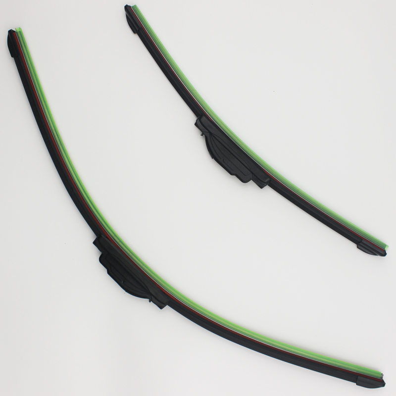 Лезвия очистителей лобового стекла автомобиля Универсальные мягкие двухслойные резиновые бескаркасные автомобильные стеклоочистители 14 "16" 19 "20" 21 "22" 24 "26"