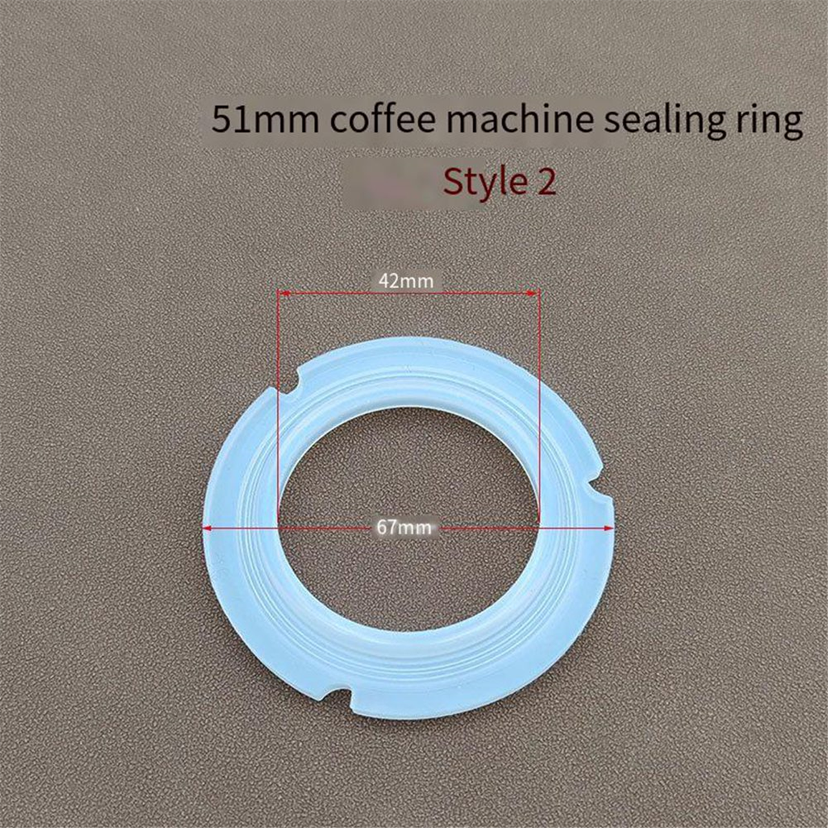A72P For Silicone Sealing Gasket for Italian Coffee Machine Handle, Rubber Ring Accessories, 51mm