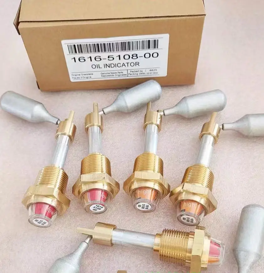 Novo medidor de nível de óleo original 1616510800   1616 5108 00 1616-5108-00 Compatível com compressor de ar Atlas Copco
