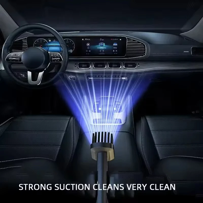 Xiaomi MIJIA 69980000 Pa Aspirador de pó para carro 120W de alta potência com carga USB portátil sem fio aspirador de pó forte sucção para casa de carro